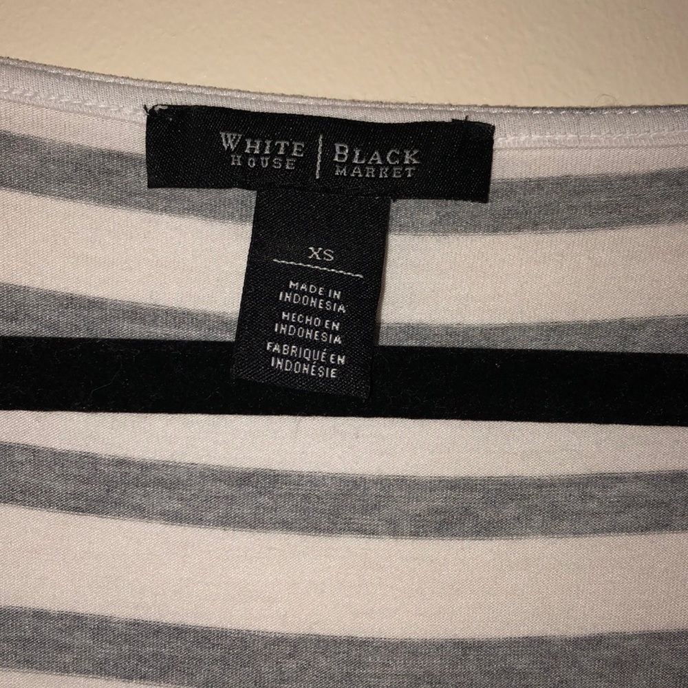 Striped Wrap Top
